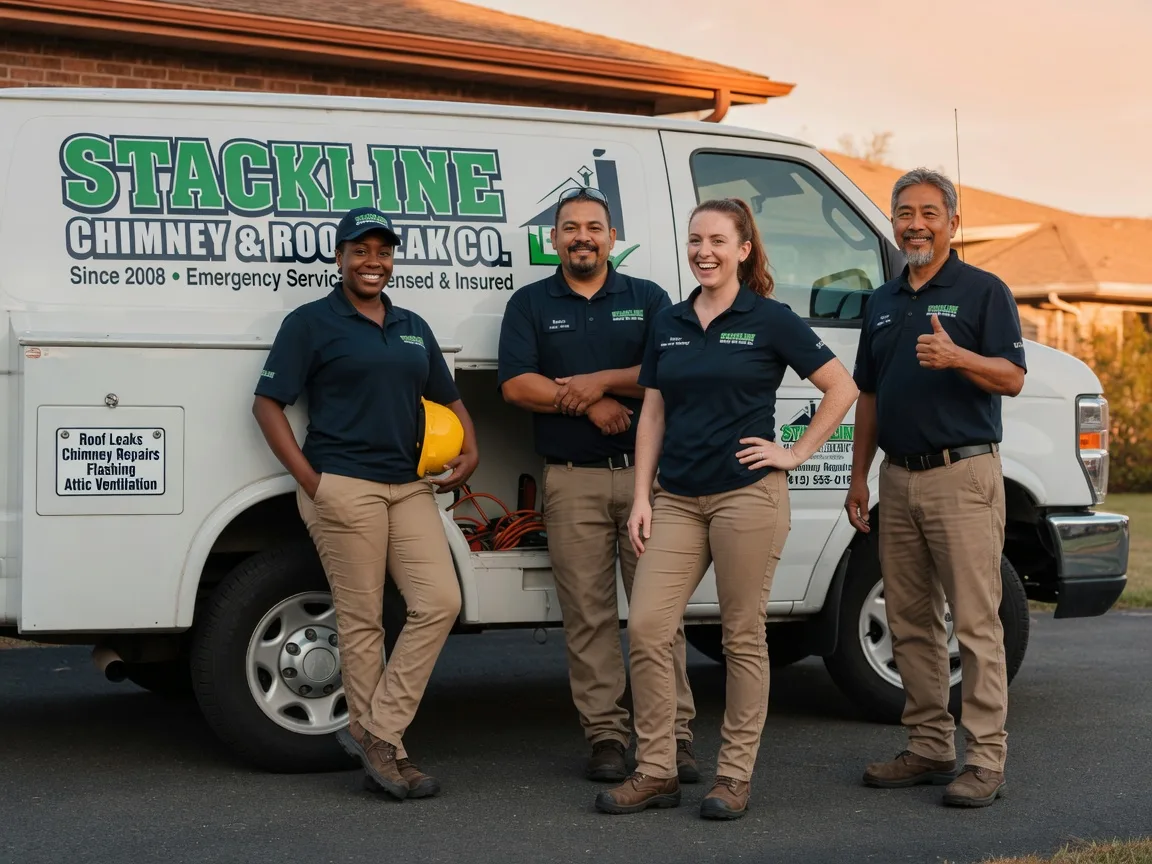Chimney flashing repair company in Saxis, VA